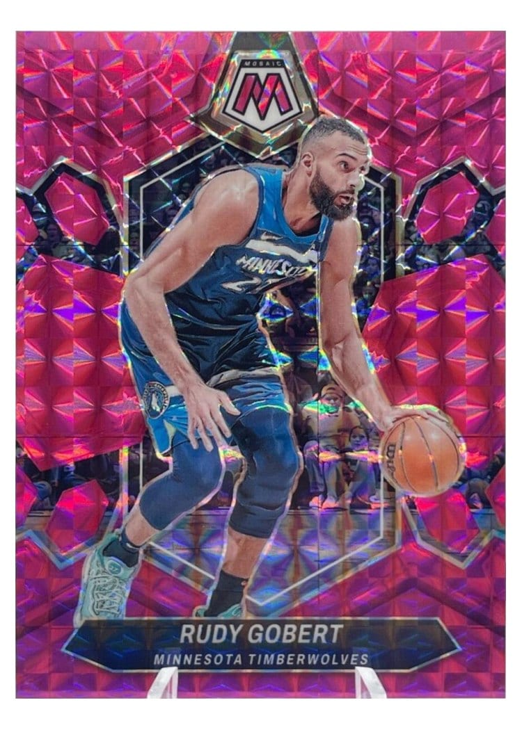 2023-24 Panini Mosaic Base Set Rudy Gobert #52 card