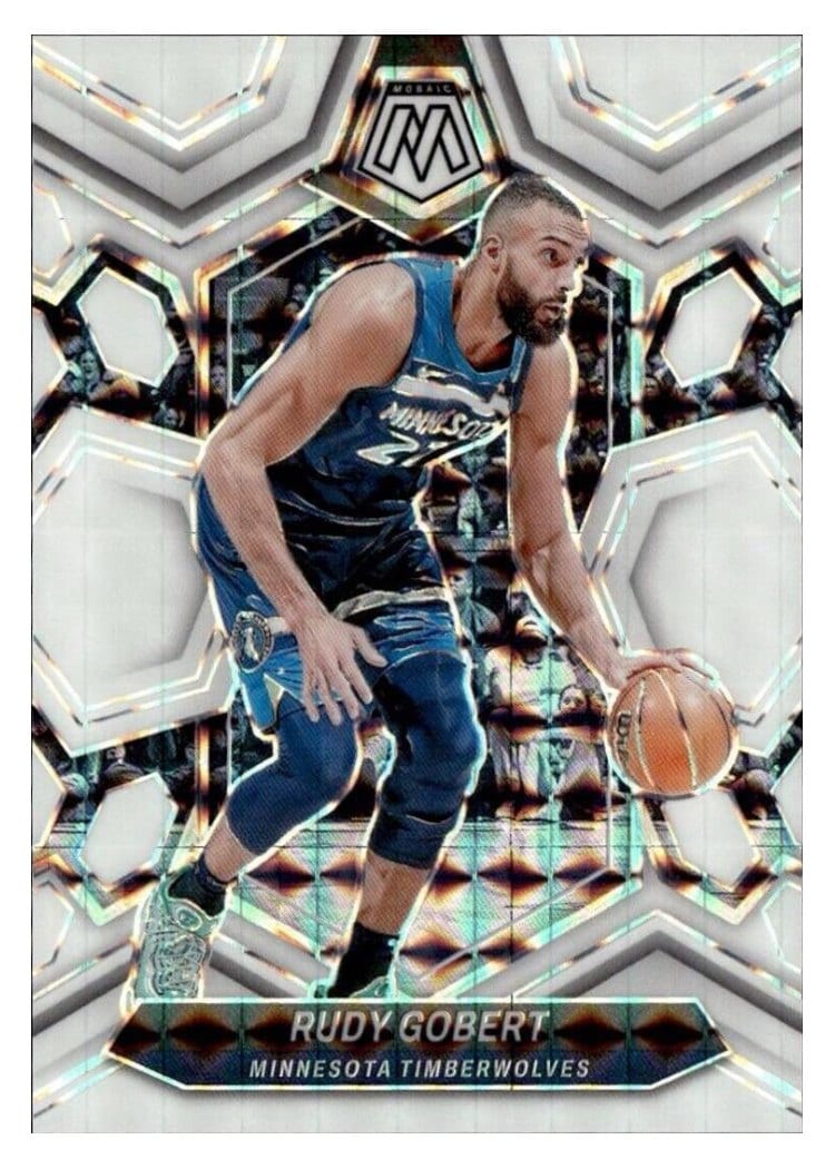 2023-24 Panini Mosaic Base Set Rudy Gobert #52 card