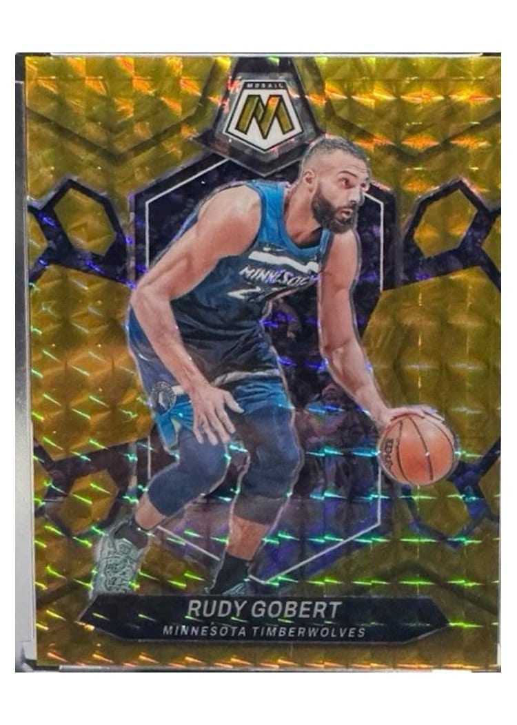 2023-24 Panini Mosaic Base Set Rudy Gobert #52 card