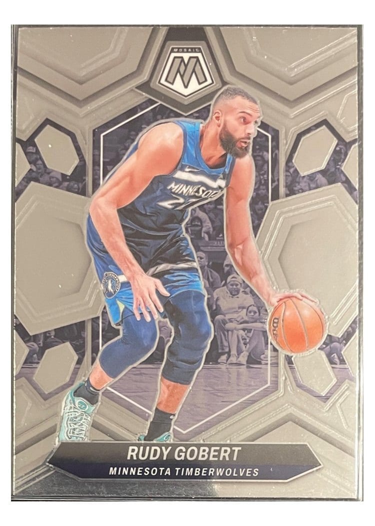 2023-24 Panini Mosaic Base Set Rudy Gobert #52 card
