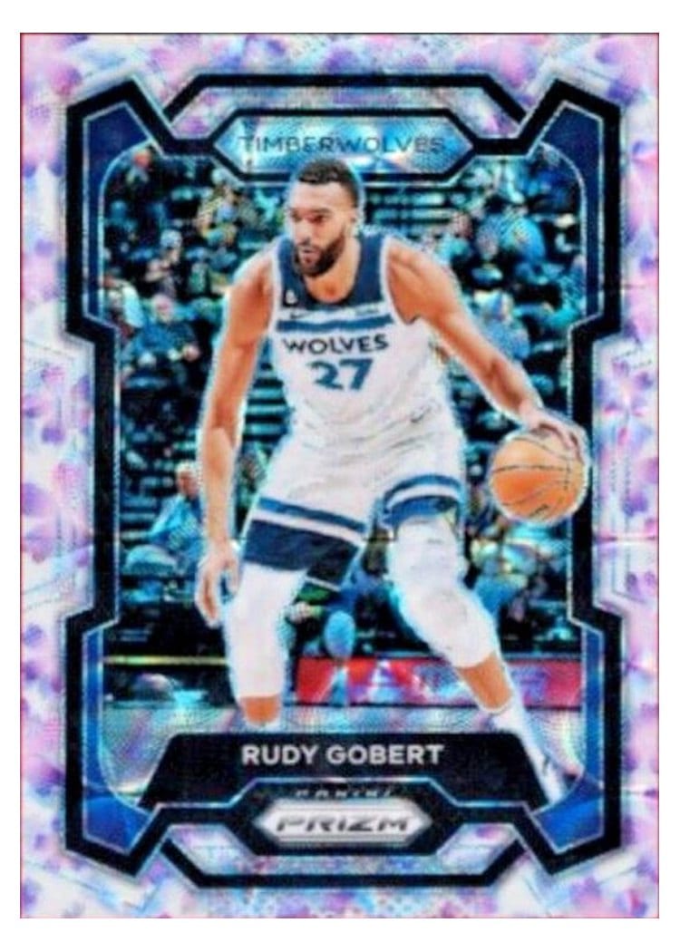 2023-24 Panini Prizm Base Set Rudy Gobert #59 card