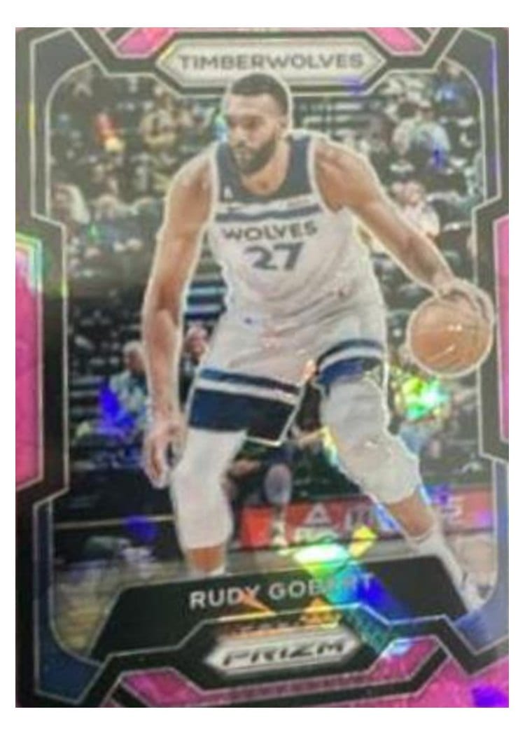 2023-24 Panini Prizm Base Set Rudy Gobert #59 card