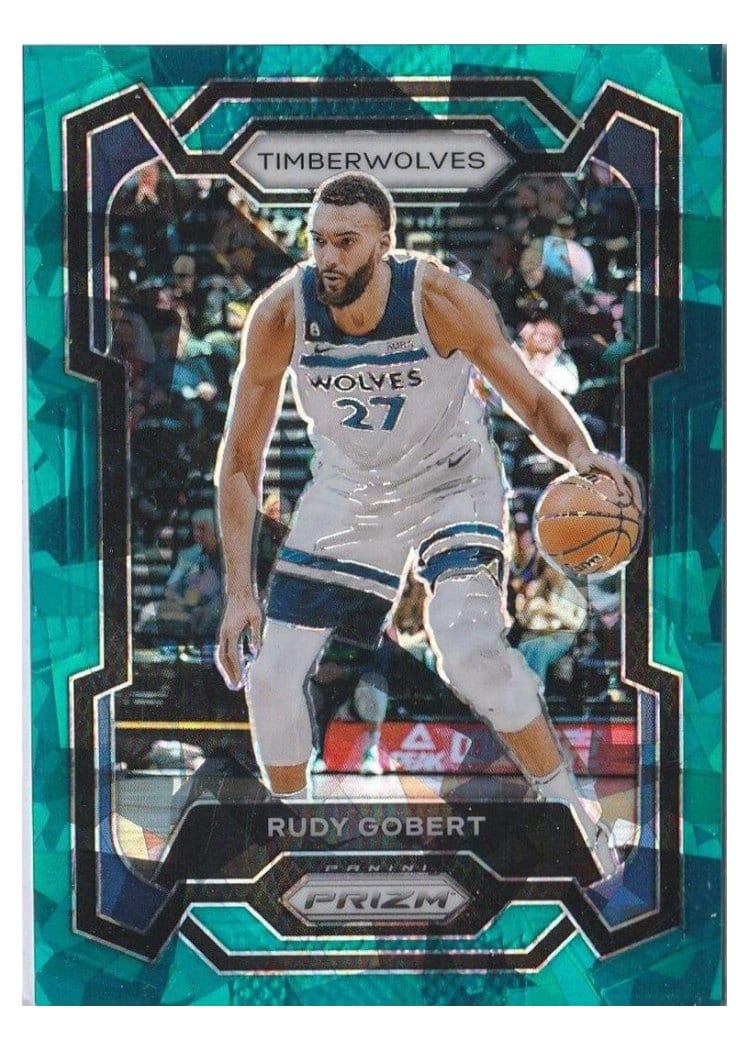 2023-24 Panini Prizm Base Set Rudy Gobert #59 card
