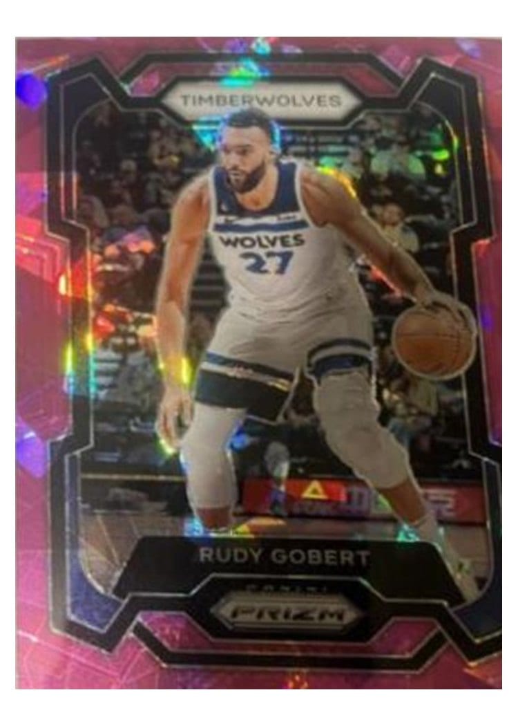 2023-24 Panini Prizm Base Set Rudy Gobert #59 card