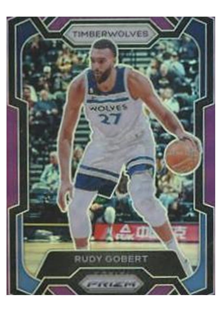 2023-24 Panini Prizm Base Set Rudy Gobert #59 card