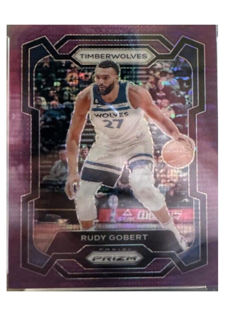 2023-24 Panini Prizm Base Set Rudy Gobert #59 card