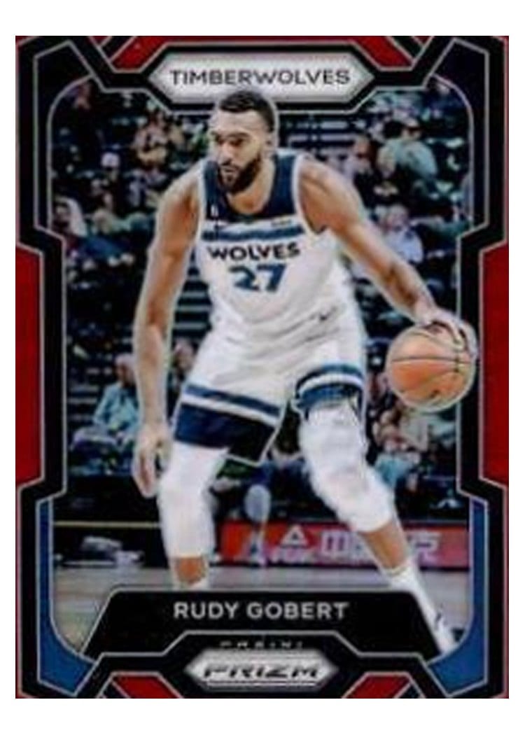 2023-24 Panini Prizm Base Set Rudy Gobert #59 card