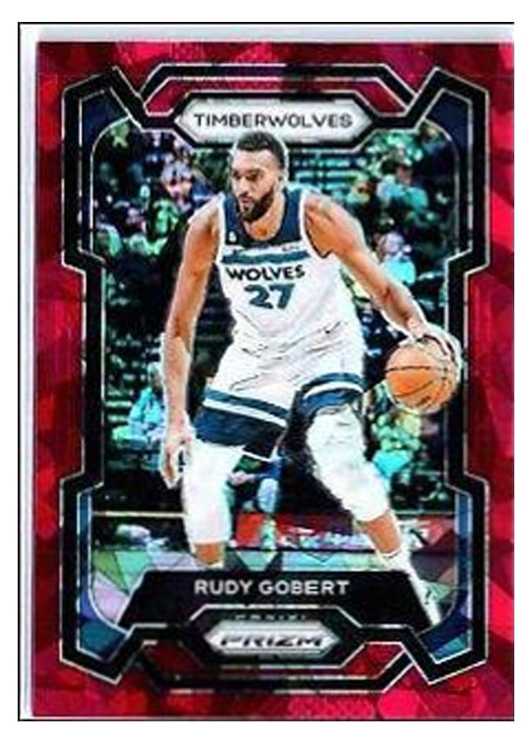 2023-24 Panini Prizm Base Set Rudy Gobert #59 card