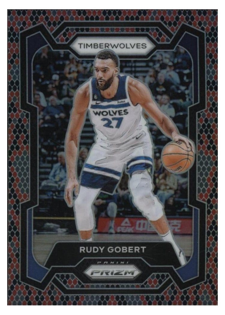 2023-24 Panini Prizm Base Set Rudy Gobert #59 card