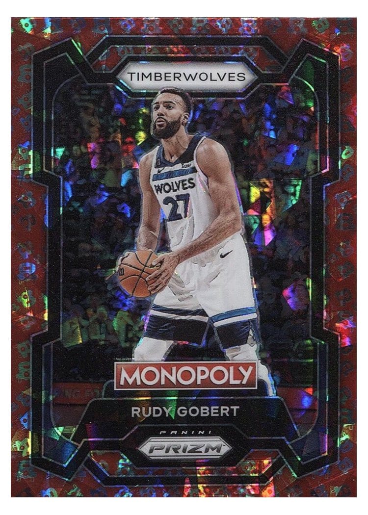 2023-24 Panini Prizm Monopoly Base Set Rudy Gobert #54 card
