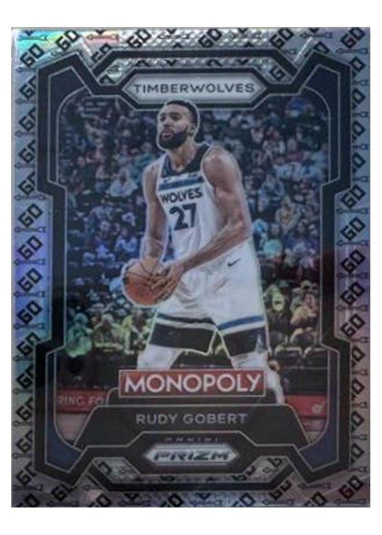 2023-24 Panini Prizm Monopoly Base Set Rudy Gobert #54 card