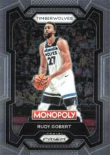 2023-24 Panini Prizm Monopoly Base Set Rudy Gobert #54 card