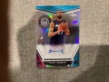 2023-24 Topps Chrome Certified Autographs Rudy Gobert #CA-RG card