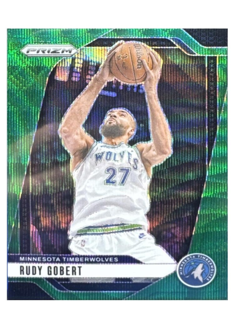 2024-25 Panini Prizm Base Set Rudy Gobert #159 card