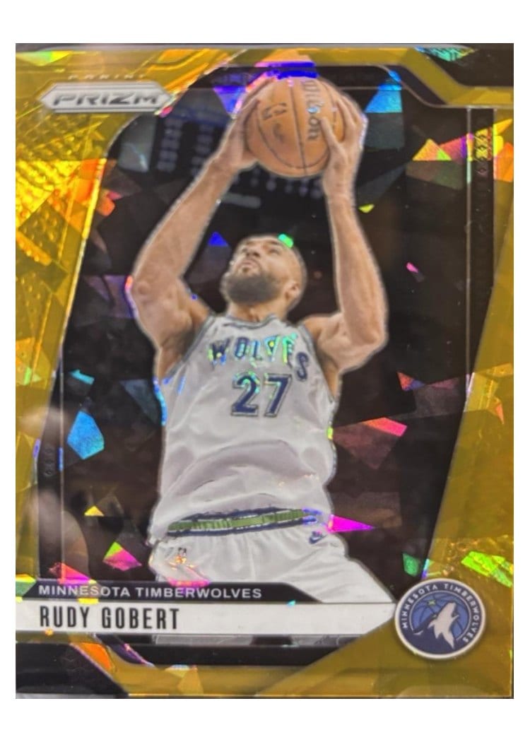 2024-25 Panini Prizm Base Set Rudy Gobert #159 card