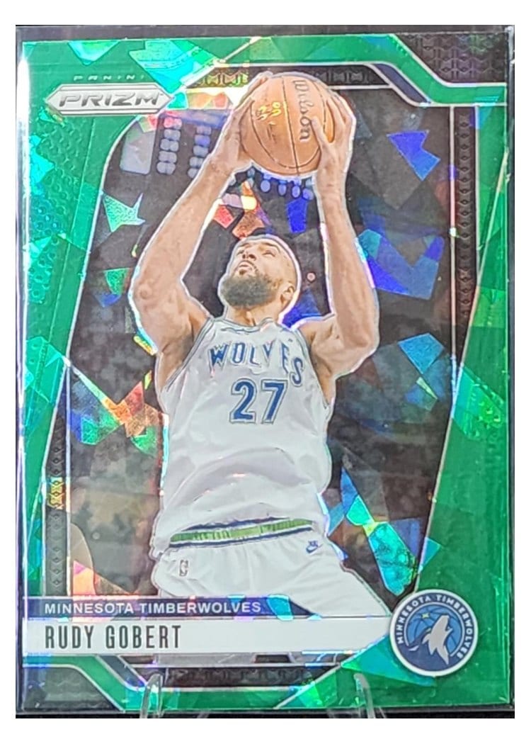 2024-25 Panini Prizm Base Set Rudy Gobert #159 card