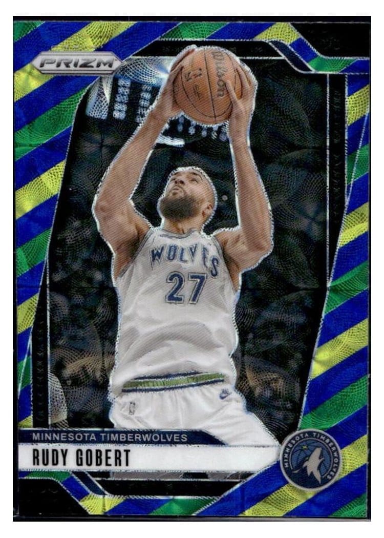 2024-25 Panini Prizm Base Set Rudy Gobert #159 card