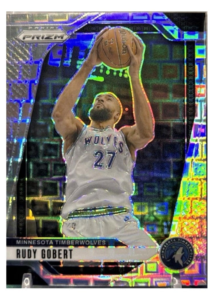 2024-25 Panini Prizm Base Set Rudy Gobert #159 card