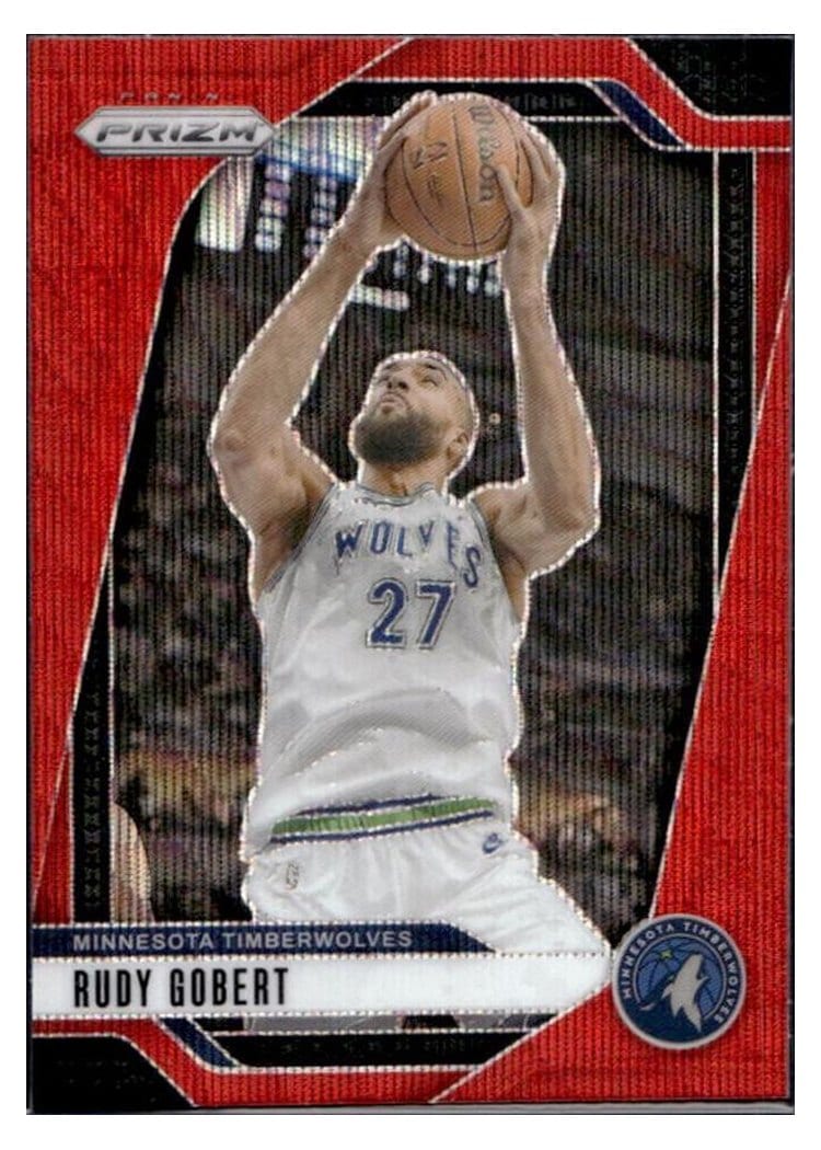 2024-25 Panini Prizm Base Set Rudy Gobert #159 card