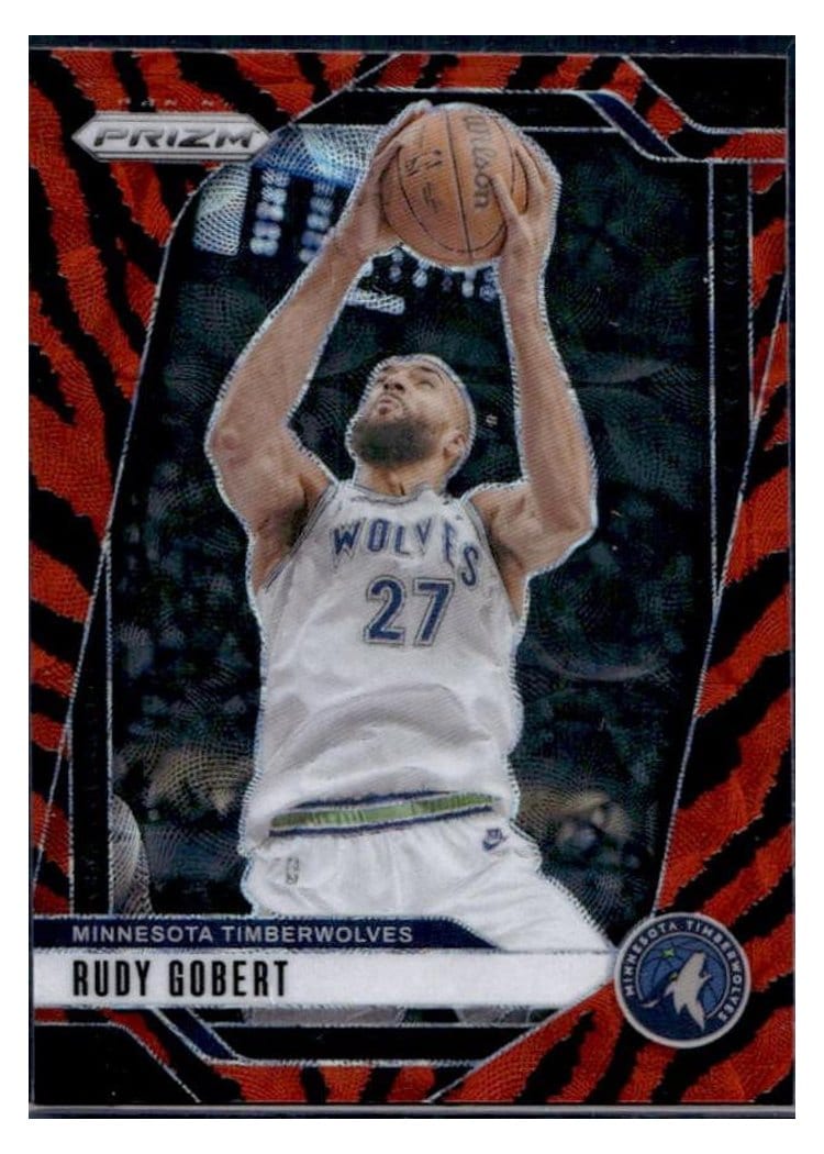 2024-25 Panini Prizm Base Set Rudy Gobert #159 card