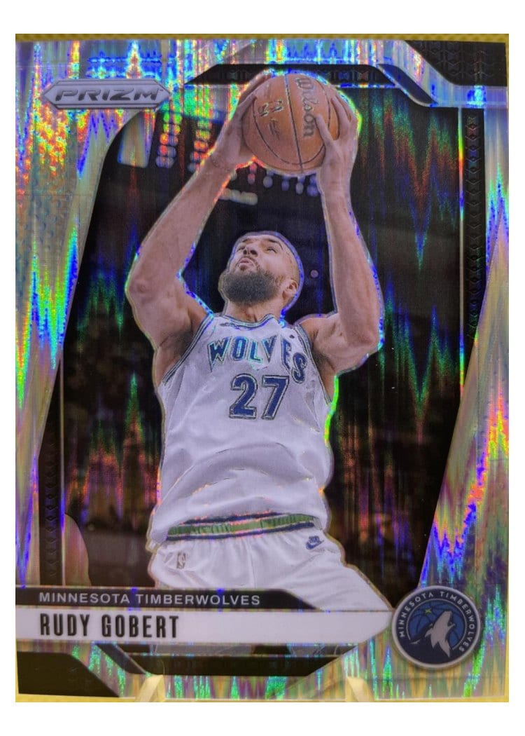 2024-25 Panini Prizm Base Set Rudy Gobert #159 card
