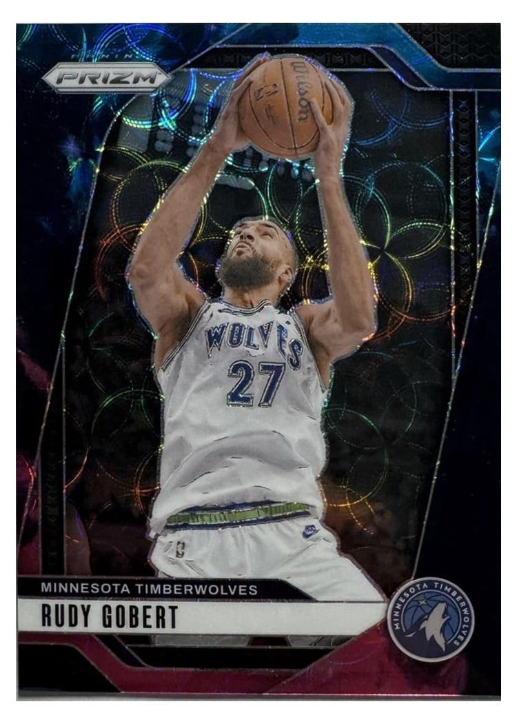 2024-25 Panini Prizm Base Set Rudy Gobert #159 card