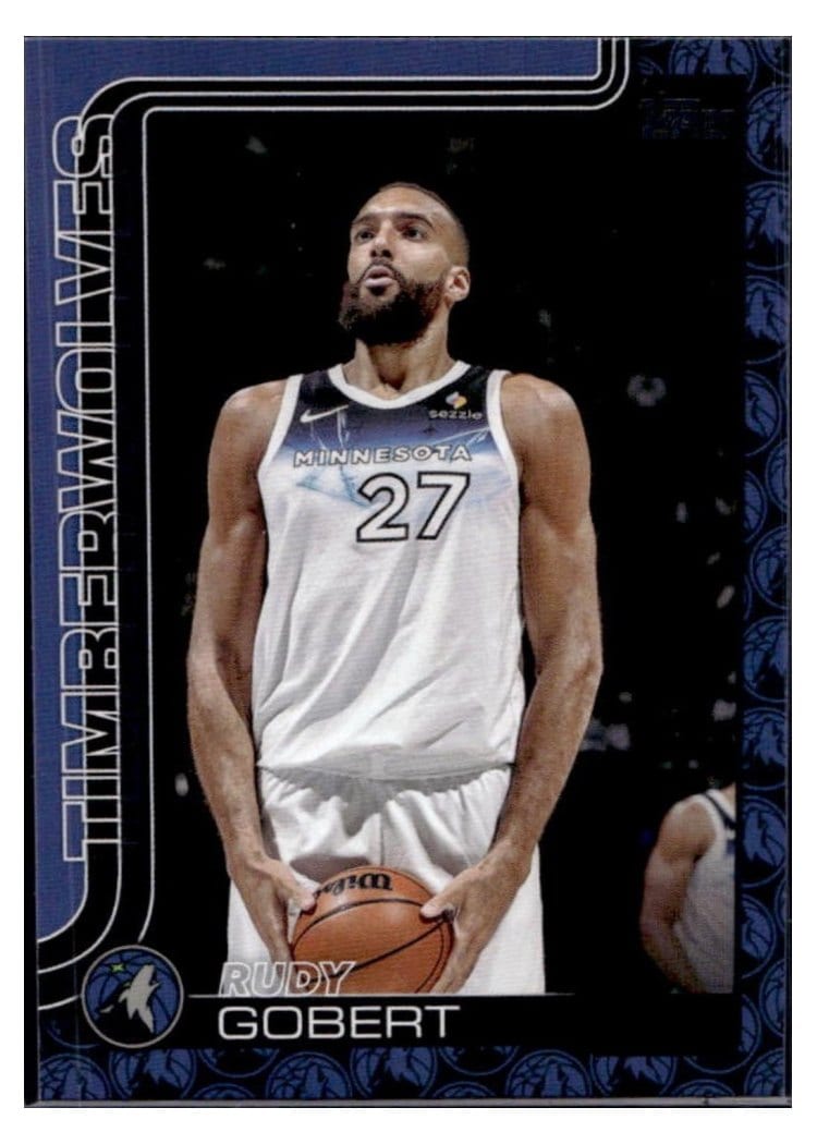 2025-26 Topps Base Set Rudy Gobert #111 card