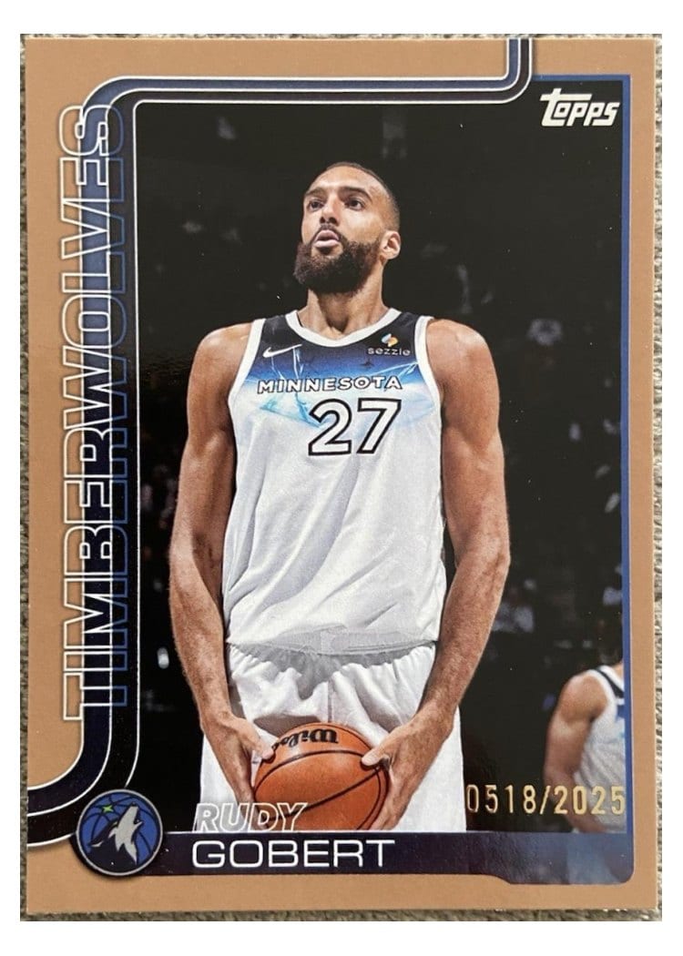 2025-26 Topps Base Set Rudy Gobert #111 card