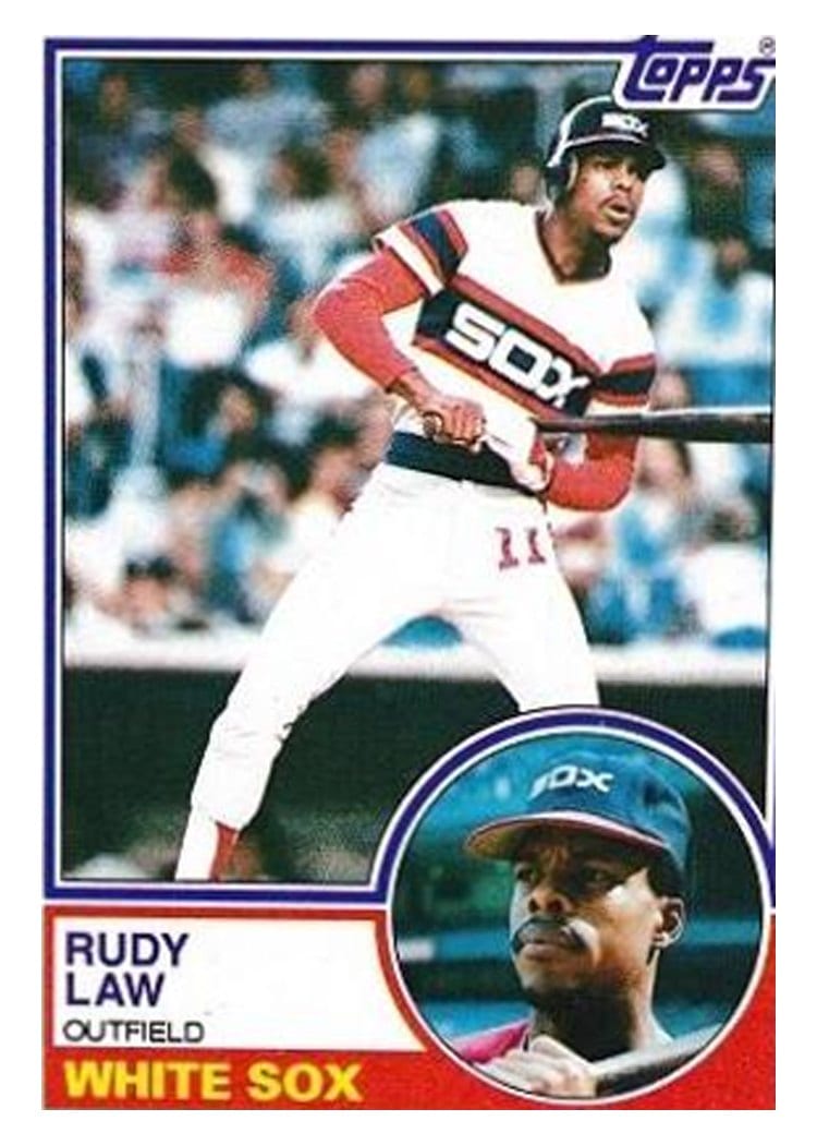 1983 Topps Rudy Law #514 card