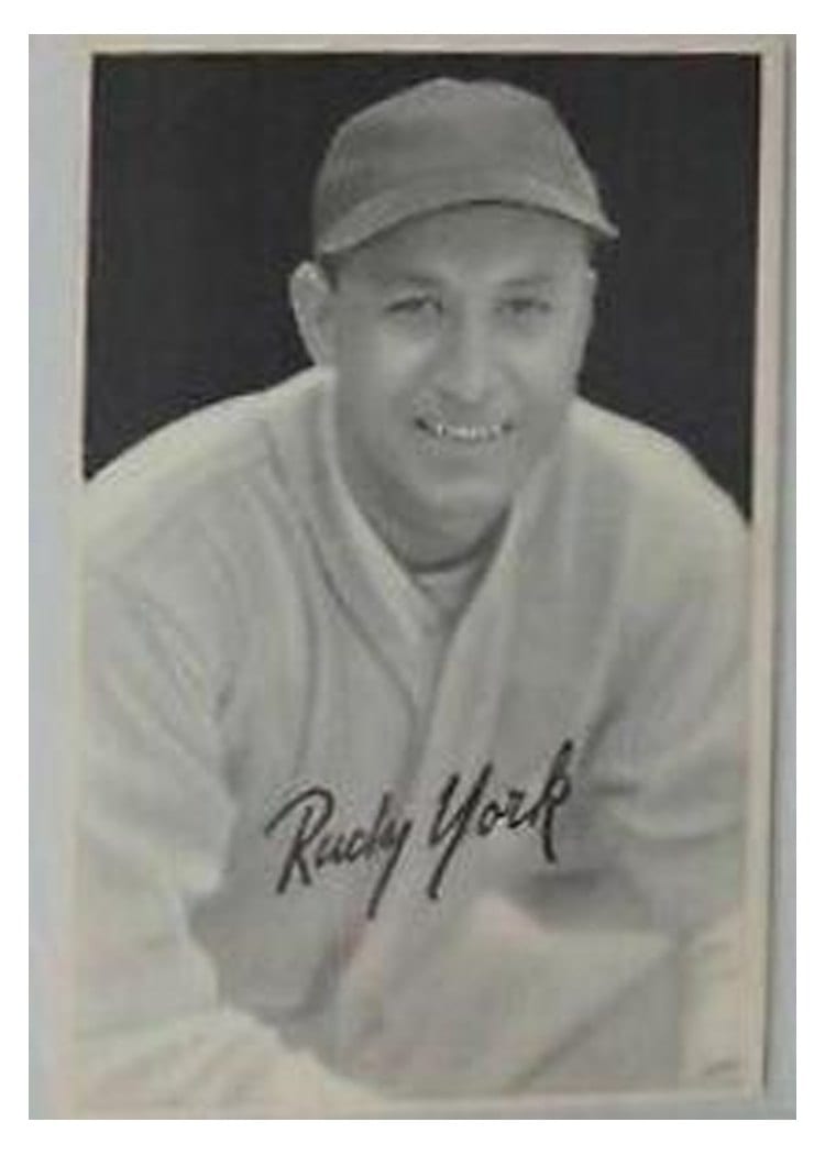 1939 Goudey Premiums R303 B Rudy York card