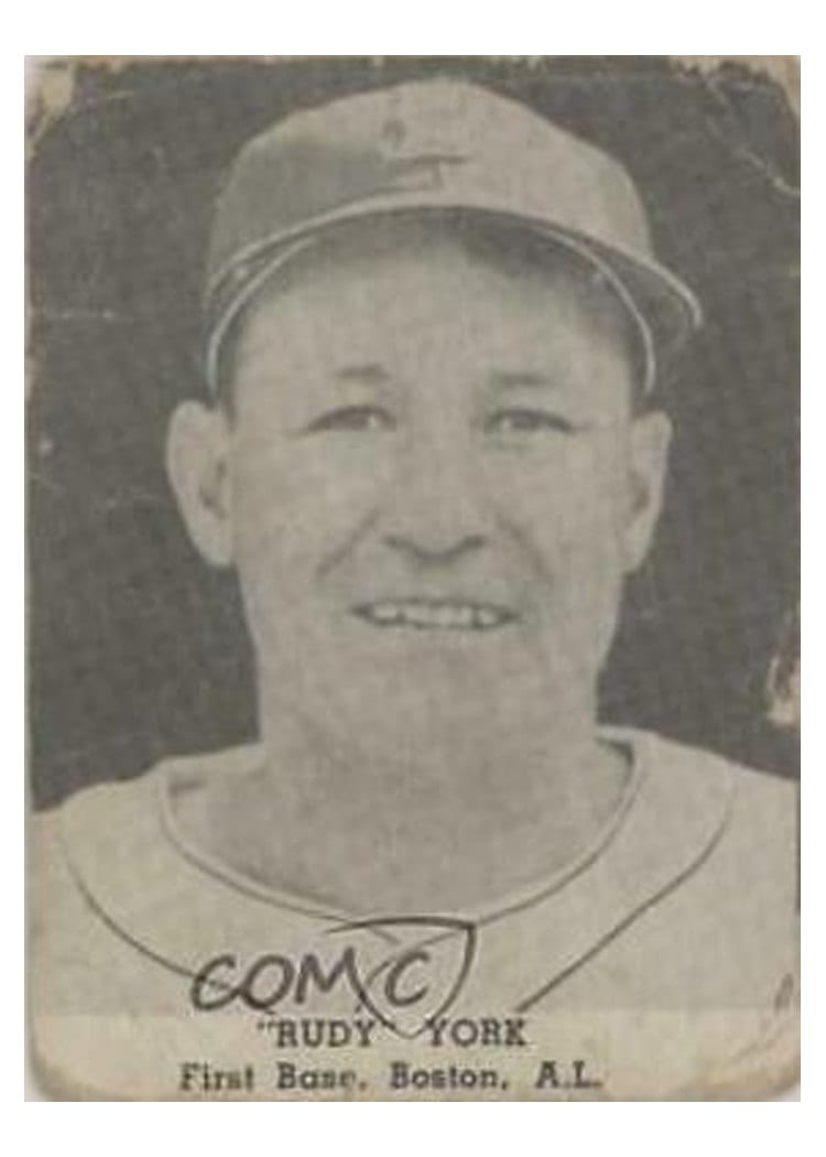 1947 Tip Top Bread 'Rudy' York