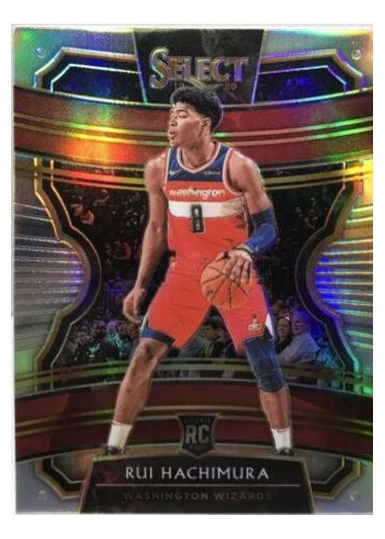 2019-20 Panini Select Base Set Rui Hachimura Silver Prizm #51 card