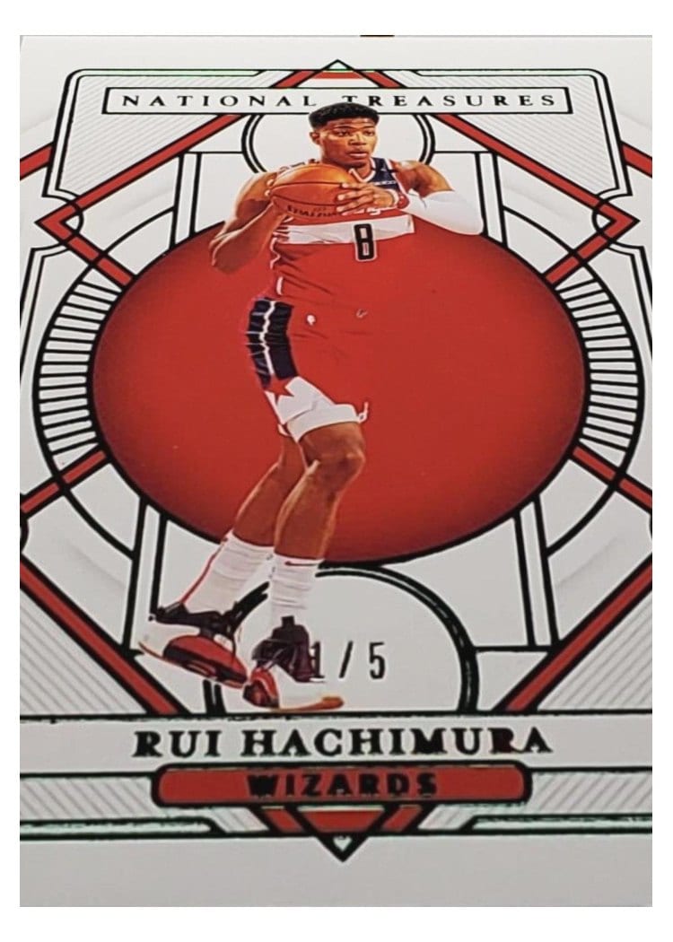 2020-21 Panini National Treasures Base Set Rui Hachimura #94 card