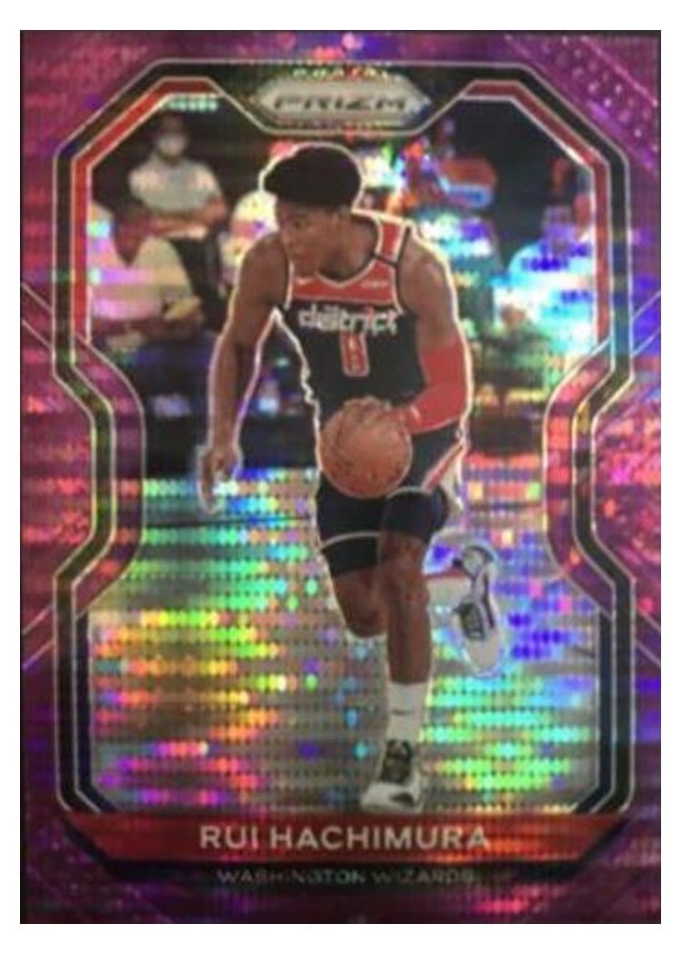 2020-21 Panini Prizm Base Set Rui Hachimura #249 card