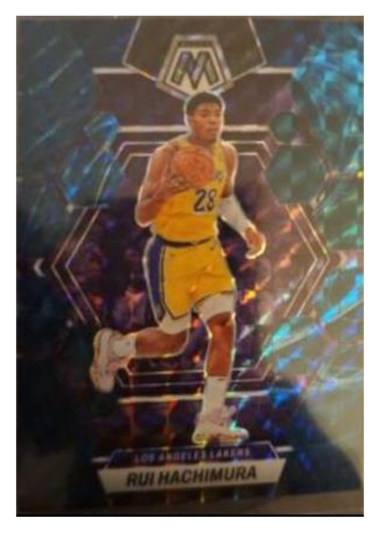 2022-23 Panini Mosaic Base Set Rui Hachimura #139 card