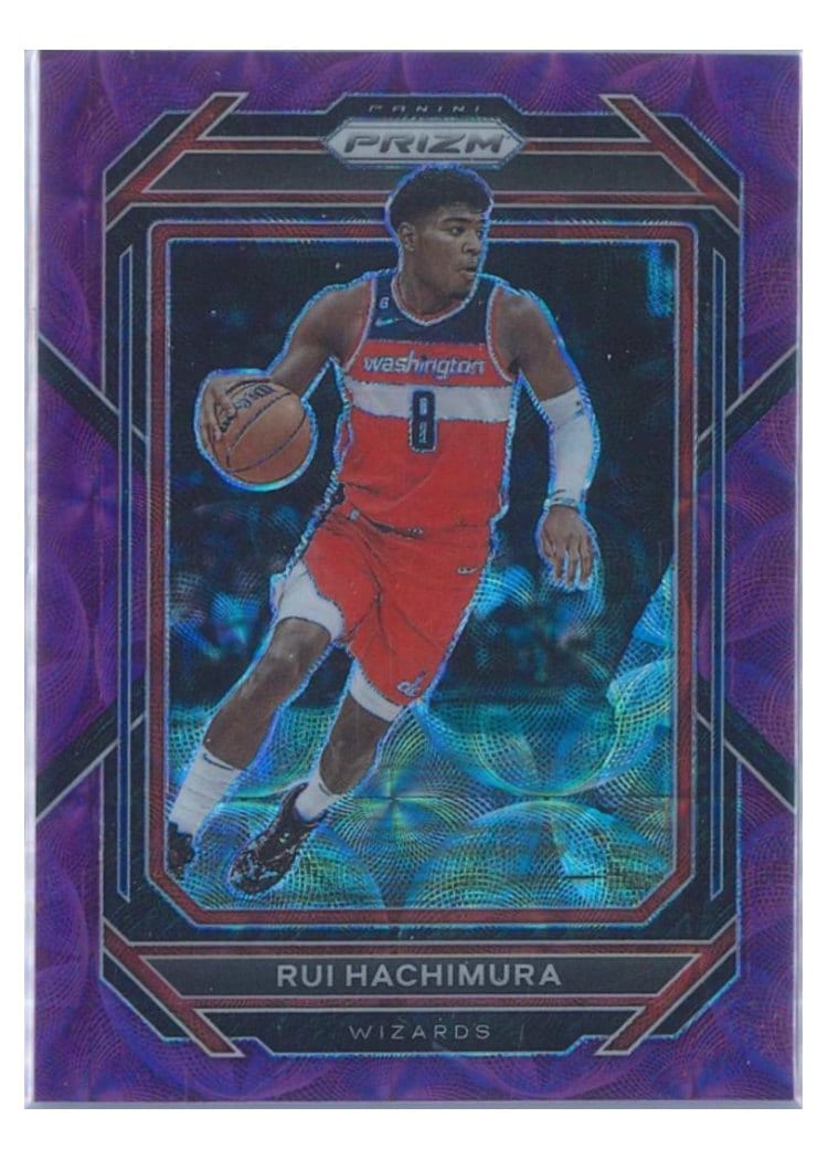 2022-23 Panini Prizm Base Set Rui Hachimura #190 card