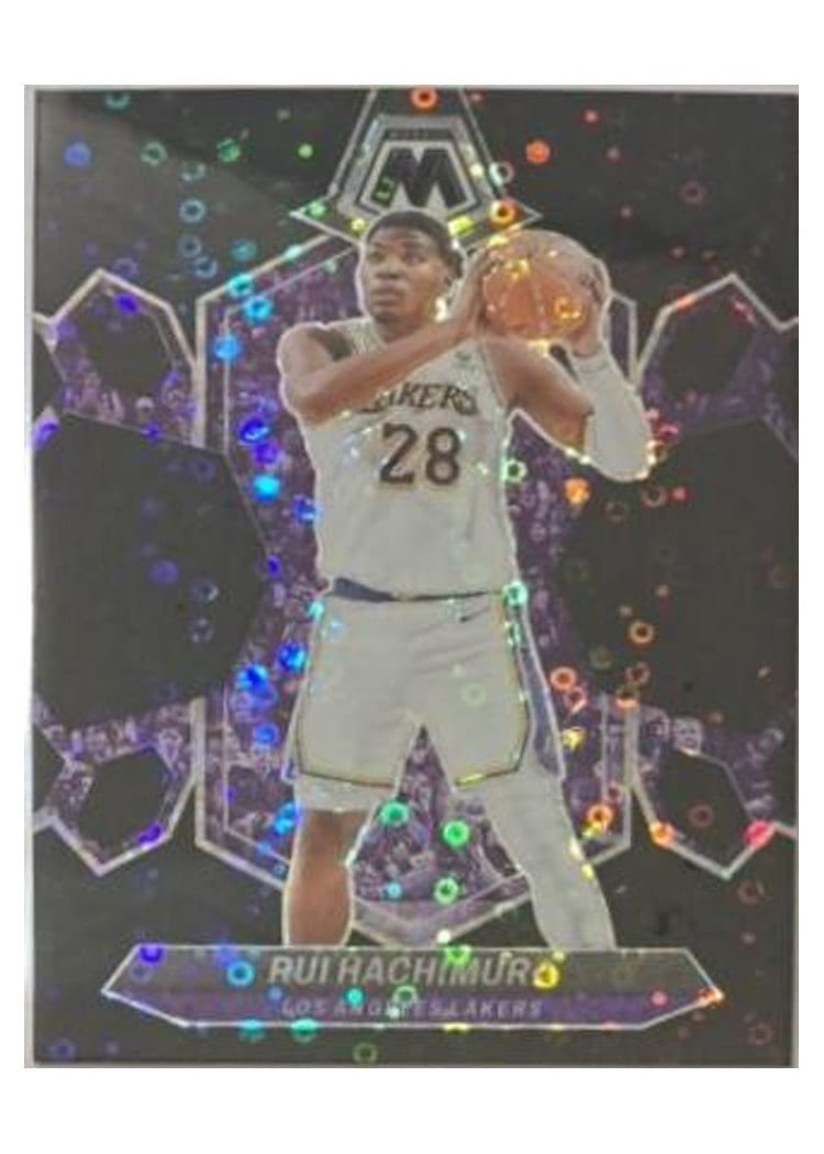 2023-24 Panini Mosaic Base Set Rui Hachimura Black Fast Break #98 card