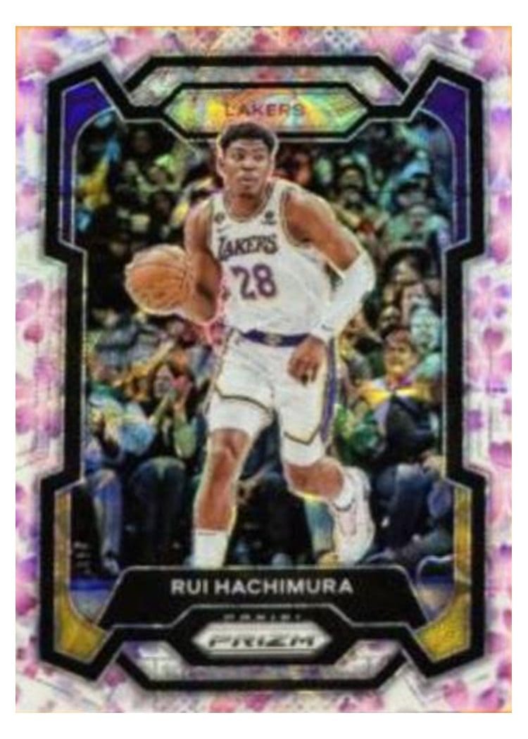 2023-24 Panini Prizm Base Set Rui Hachimura #42 card