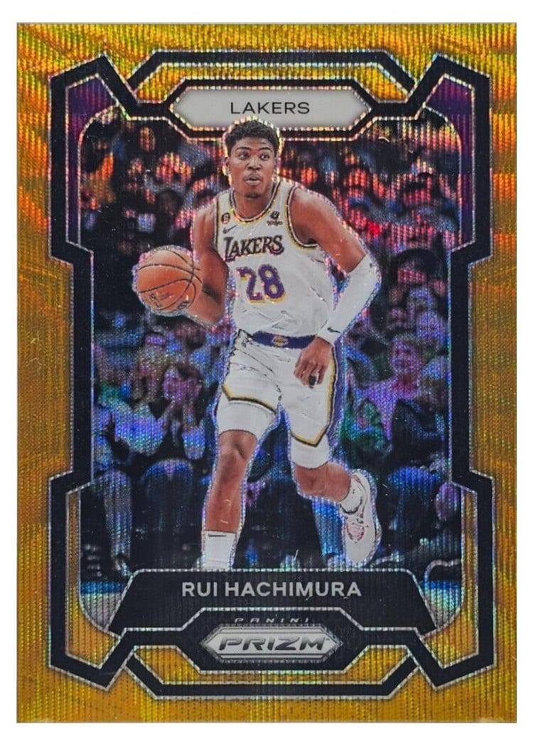 2023-24 Panini Prizm Base Set Rui Hachimura #42 card