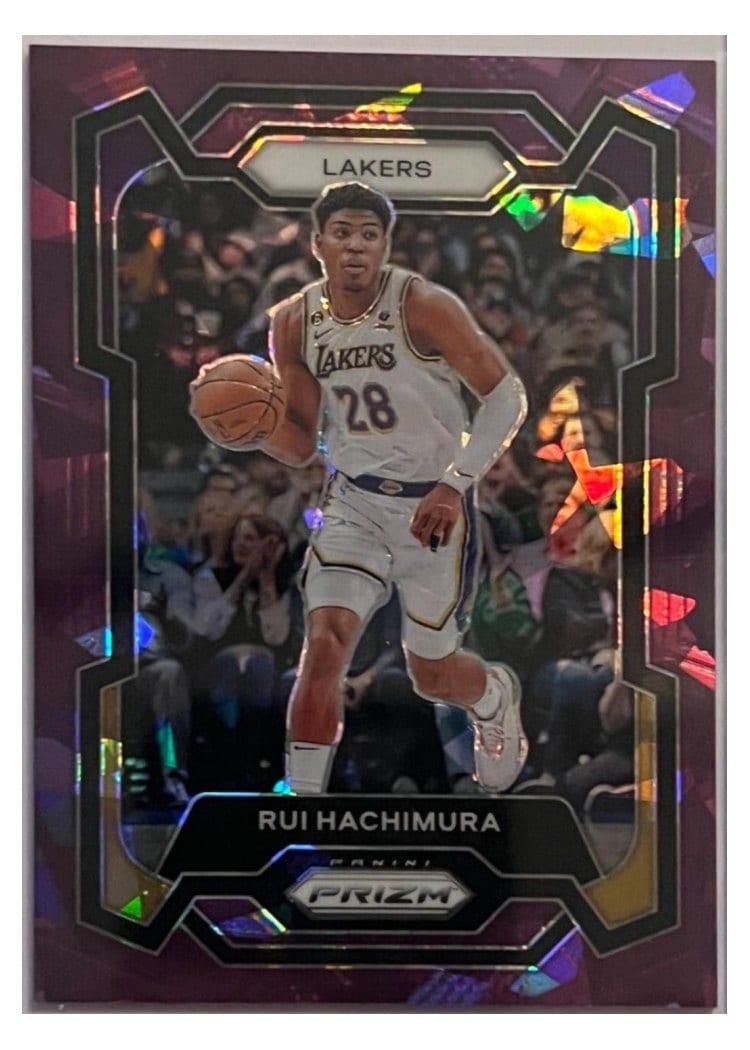 2023-24 Panini Prizm Base Set Rui Hachimura #42 card