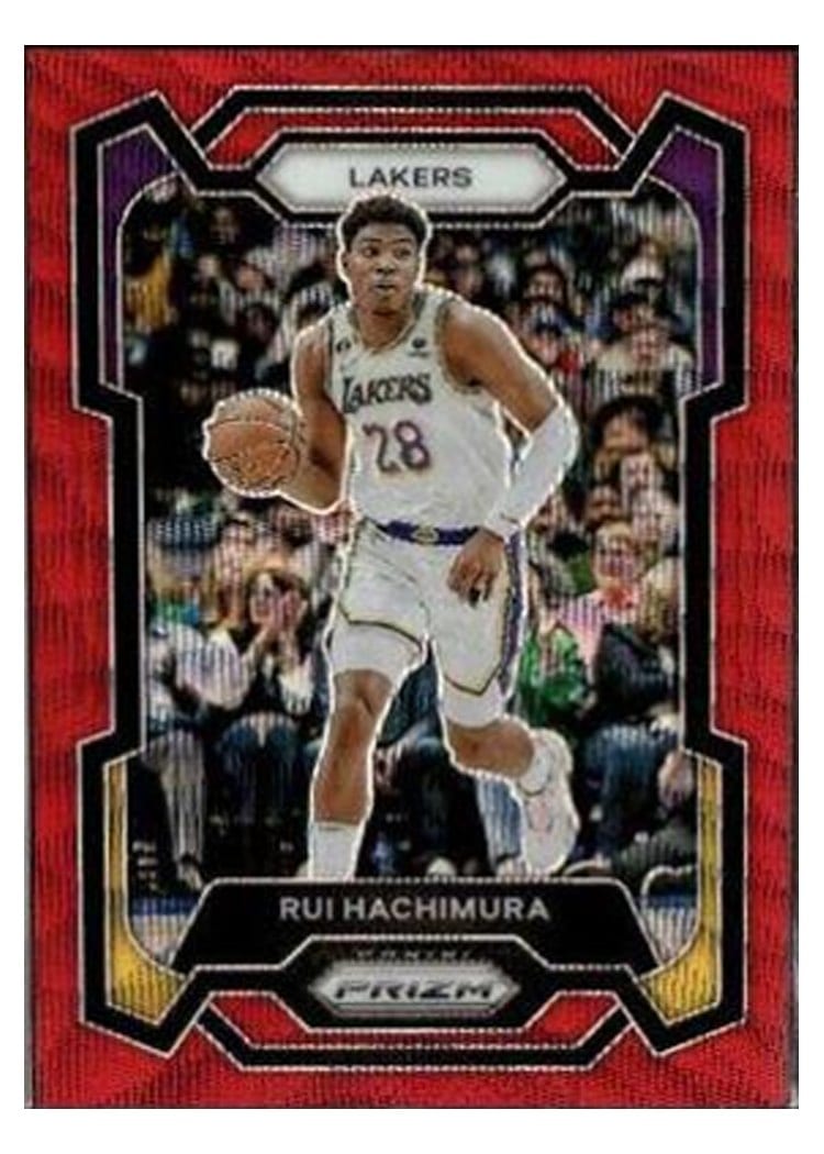 2023-24 Panini Prizm Base Set Rui Hachimura #42 card