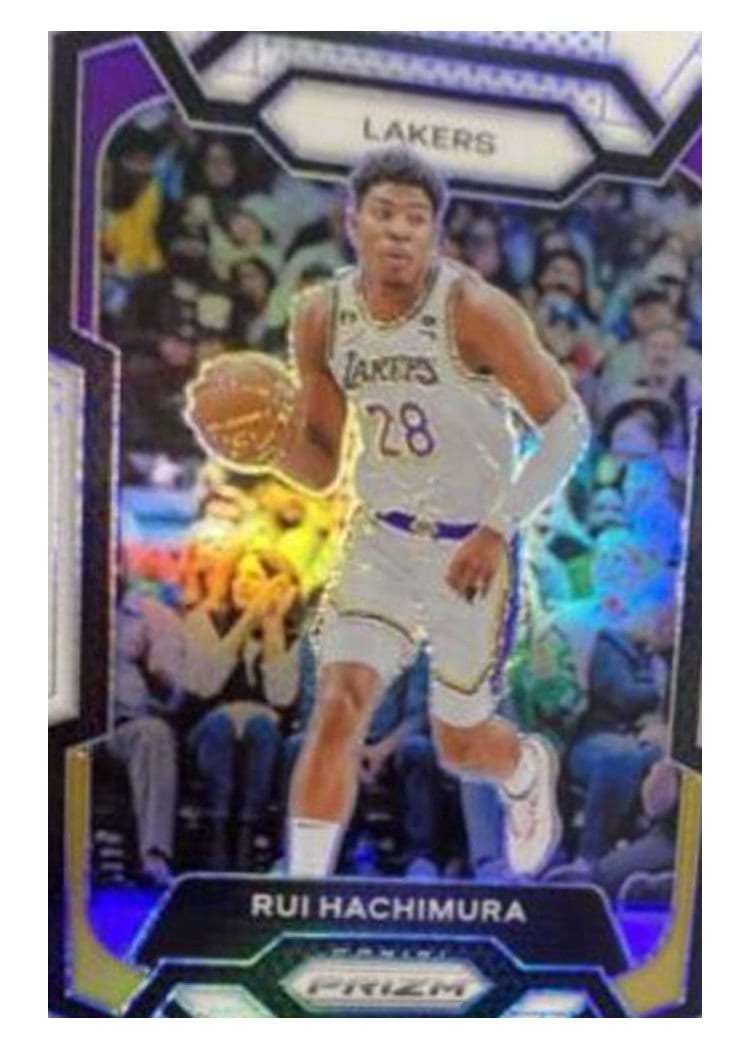 2023-24 Panini Prizm Base Set Rui Hachimura #42 card