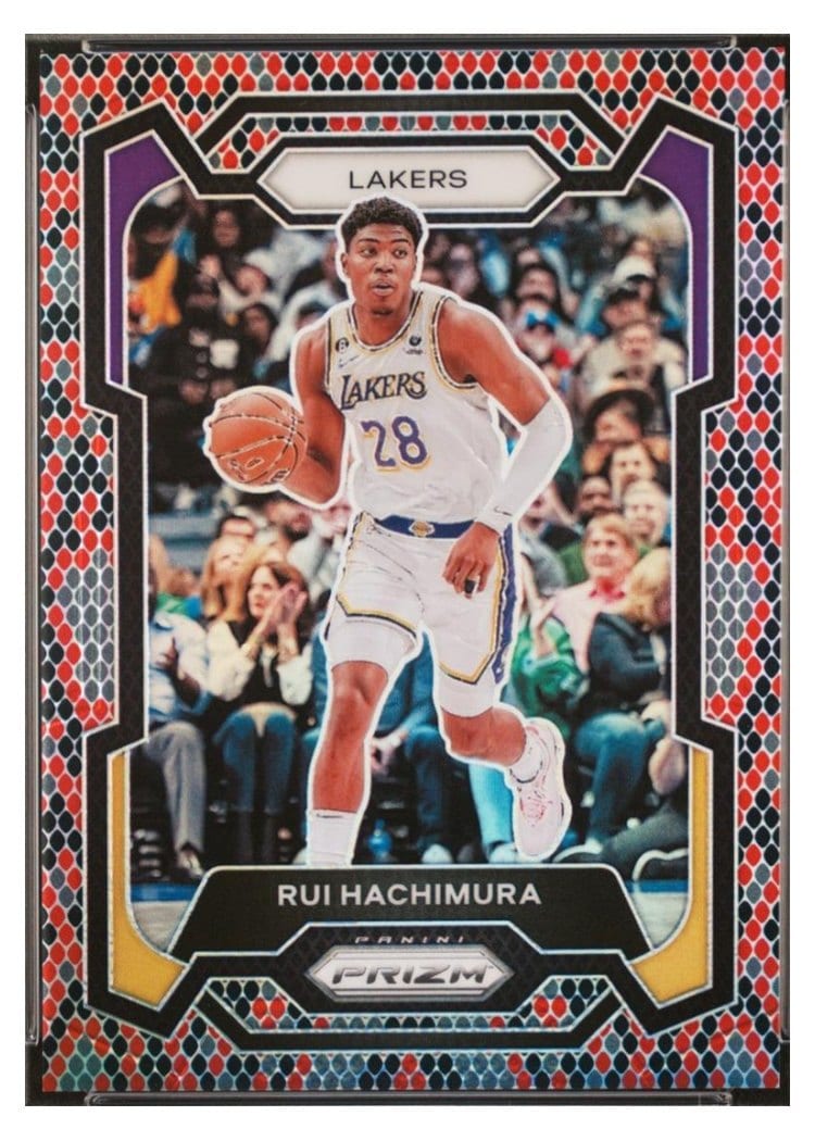 2023-24 Panini Prizm Base Set Rui Hachimura #42 card