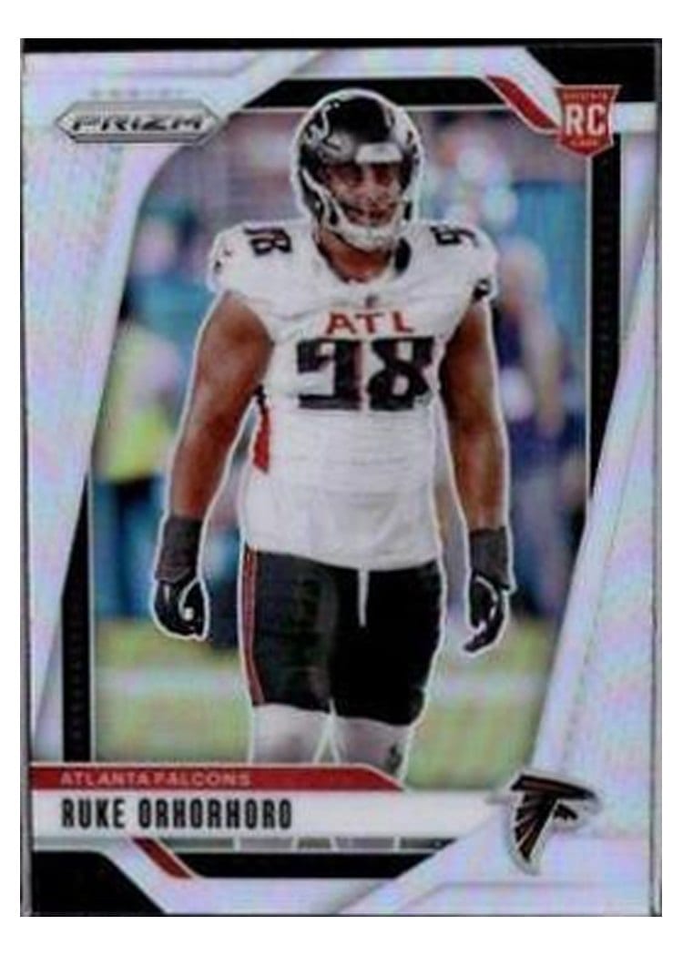 2024 Panini Prizm Base Set Ruke Orhorhoro Silver #386 card