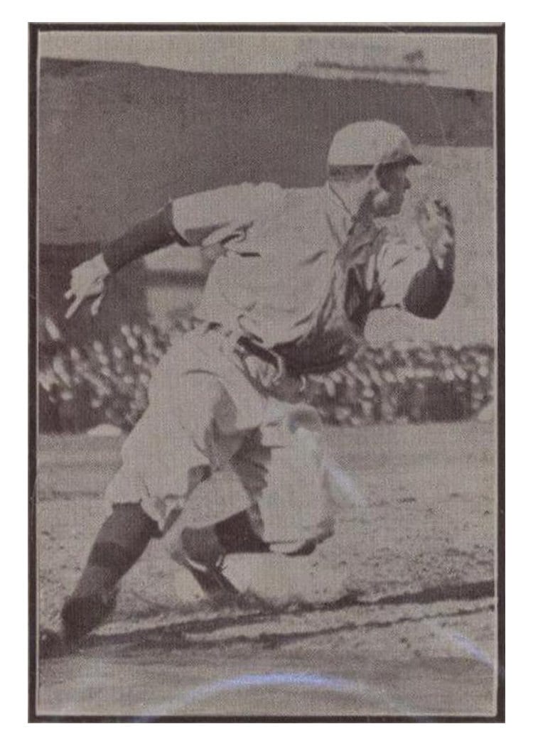 1913 National Game Runner Looking card
