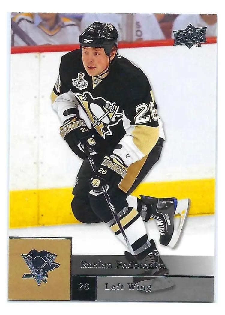 2009 Upper Deck Ruslan Fedotenko #46 card