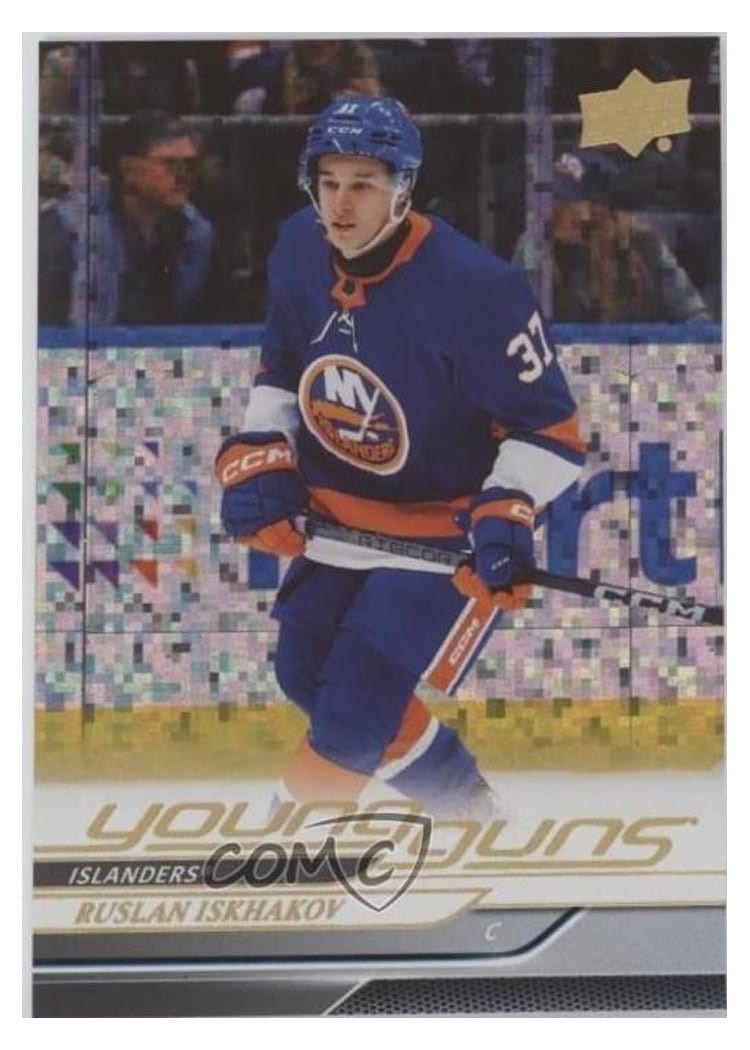 2024-25 Upper Deck Base Set Ruslan Iskhakov Speckled Rainbow #232 card