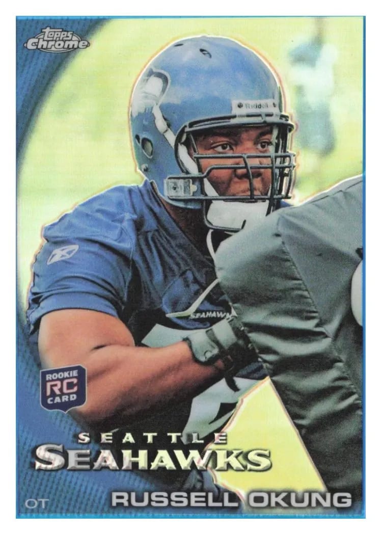 2010 Topps Chrome Russell Okung #C53 card