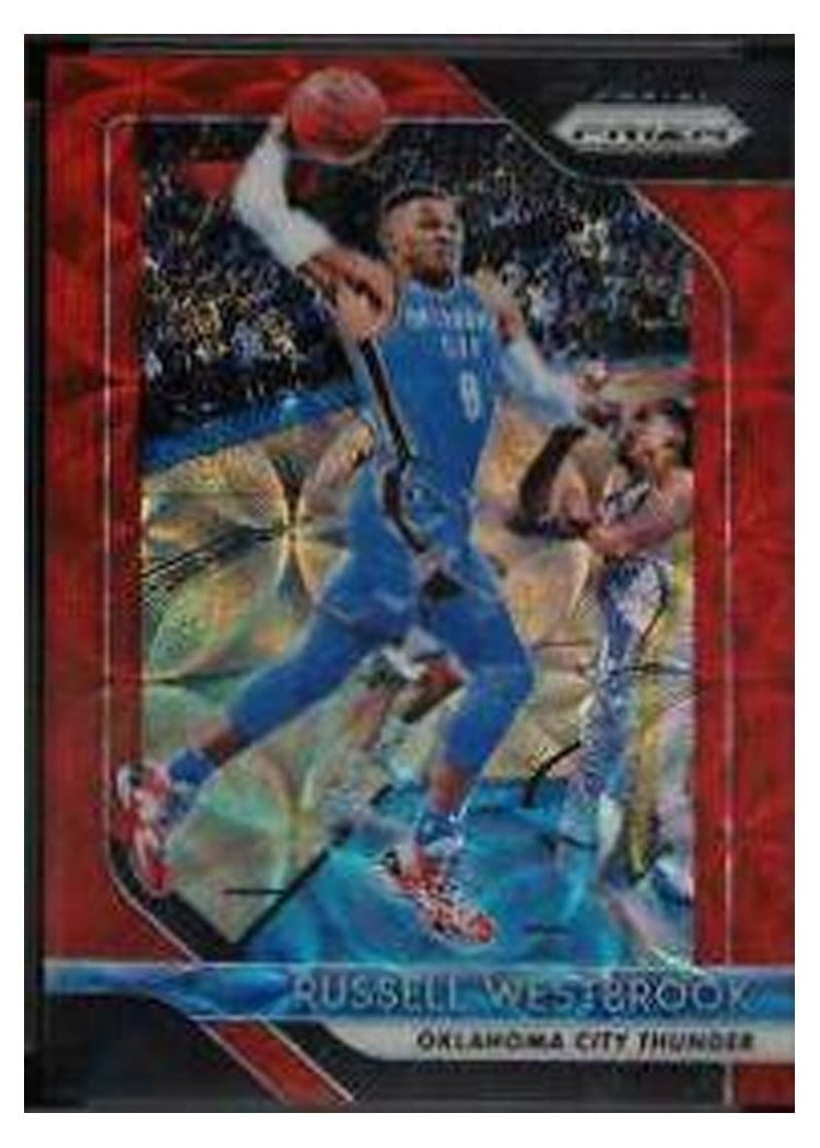2018-19 Panini Prizm Base Set Russell Westbrook #39 card