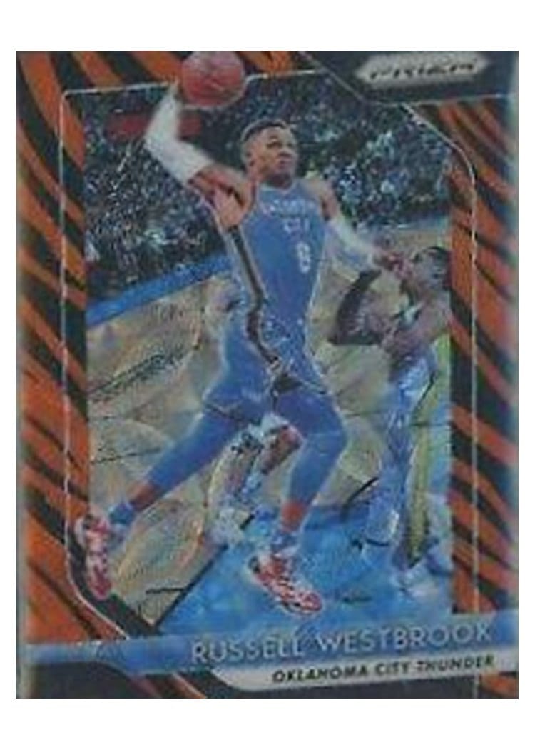 2018-19 Panini Prizm Base Set Russell Westbrook #39 card